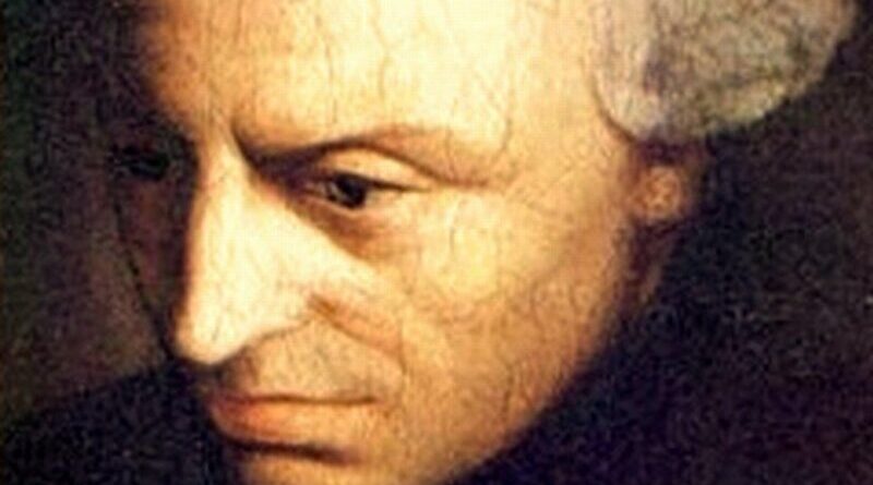 Portrait of Immanuel Kant. Credit: Author unknown, Wikipedia Commons