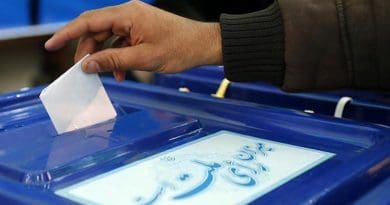 Voting in Iranian elections. Photo Credit: Tasnim News Agency