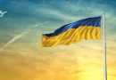 Ukraine Flag Sky Dove Bird Clouds Peace Mast