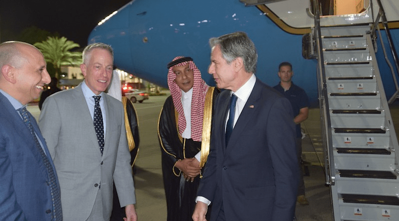 US Secretary Of State Blinken Arrives In Saudi Arabia – Eurasia Review