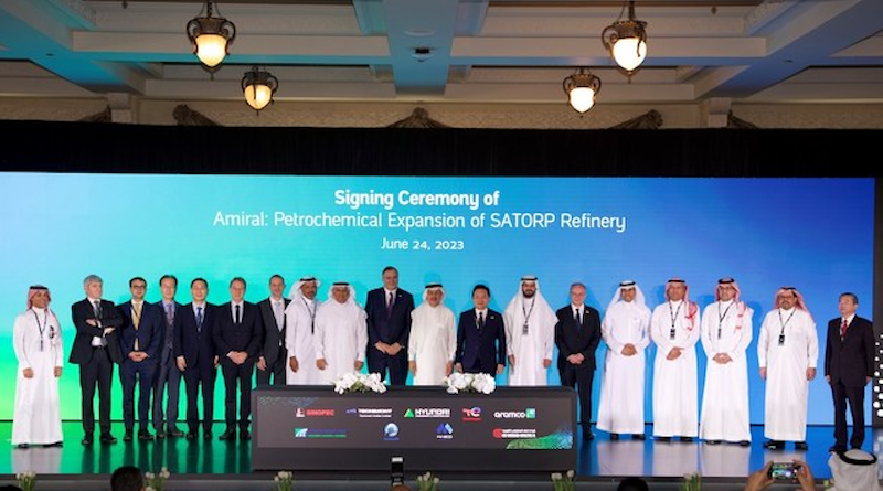 Signing ceremony took place in Dhahran attended by Amin H. Nasser, Aramco president and CEO, and Patrick Pouyanne, TotalEnergies chairman and CEO. (Supplied)