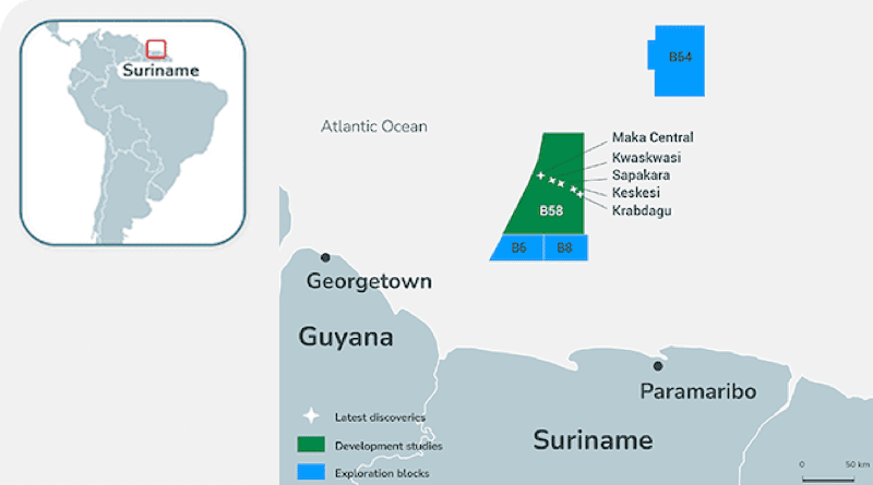 TotalEnergies' presence in Suriname. Credit: TotalEnergies