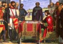 A romanticised 19th-century recreation of King John signing Magna Carta by James William Edmund Doyle