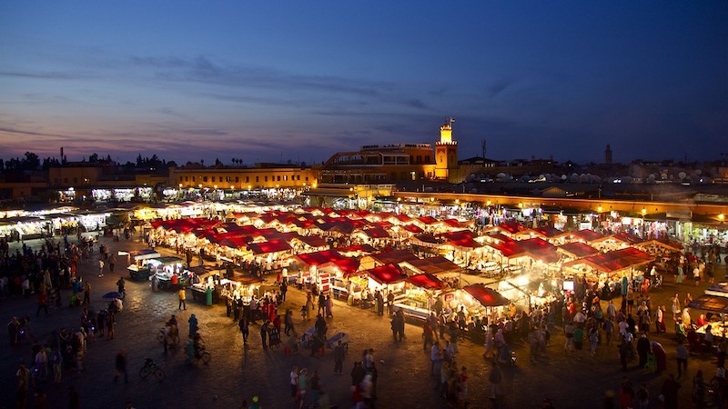 Marrakech Morocco market
