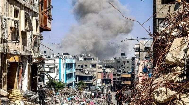 Israeli airstike on Rafah, Gaza. Photo Credit: Tasnim News Agency