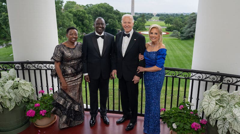 Kenya's President William Ruto and US President Joe Biden and wives. Photo Credit: POTUS, X