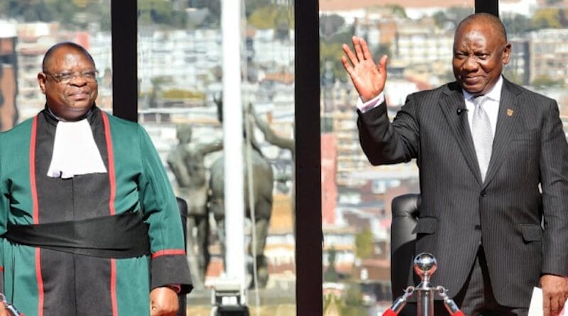 Matamela Cyril Ramaphosa is sworn in as president of South Africa. Photo Credit: SA News