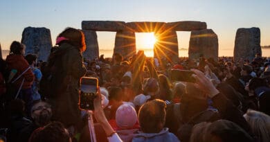 Summer solstice at Stonehenge, June 21, 2024. Photo via English Heritage’s official Stonehenge account on X.