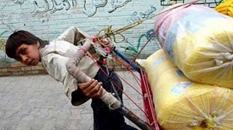Child labor in Iran. Photo Credit: PMOI