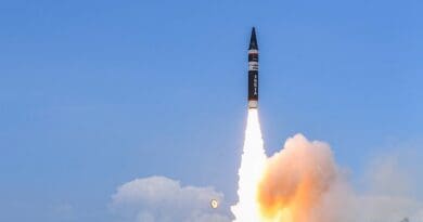 An Indian Agni-P ballistic missile. Photo Credit: Ministry of Defence
