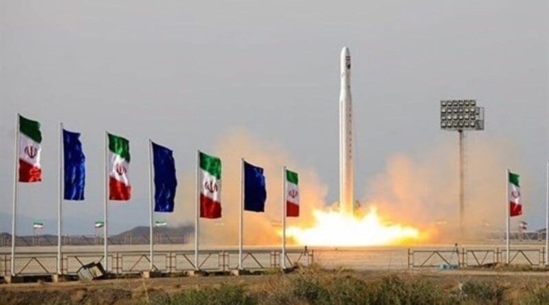 Iran launches a satellite. Photo Credit: Tasnim News Agency