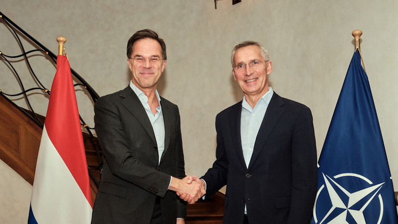 NATO Secretary General Jens Stoltenberg meets with the Prime Minister of the Netherlands, Mark Rutte. Photo Credit: NATO