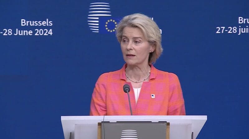 President of the European Commission Ursula von der Leyen. Photo Credit: EU Commission video screenshot