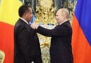 Russian President Vladimir Putin awards the Order of Honor to Congolese President Denis Sassou Nguesso. (photo supplied)