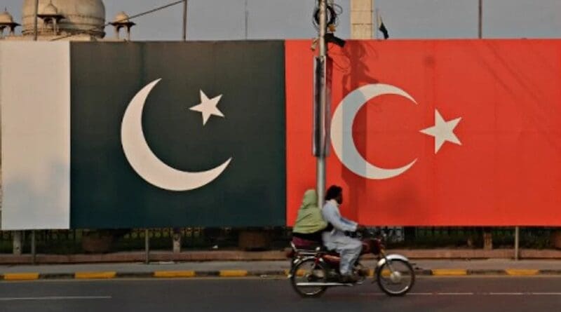 Flags of Pakistan and Turkey. Photo Credit: Tasnim News Agency
