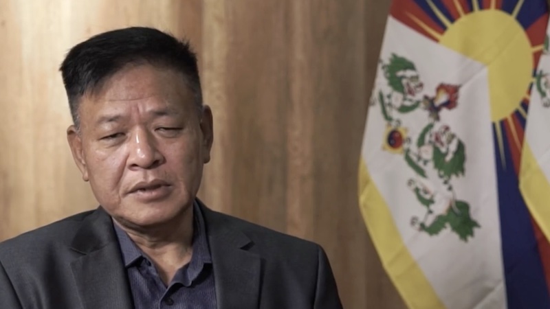 Penpa Tsering, Sikyong (president) of the Central Tibetan Administration. Photo Credit: VOA video screenshot