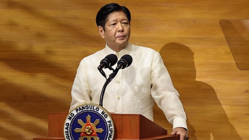 Philippine's President Ferdinand Marcos Jr. Photo Credit: Gerard Carreon/BenarNews