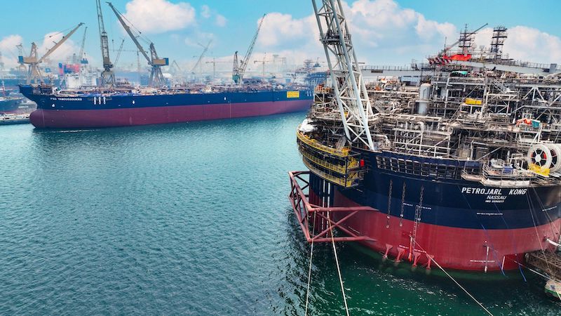 Eni naming ceremony in Dubai for FPSO Petrojarl Kong and FSO Yamoussoukro. Photo Credit: Eni