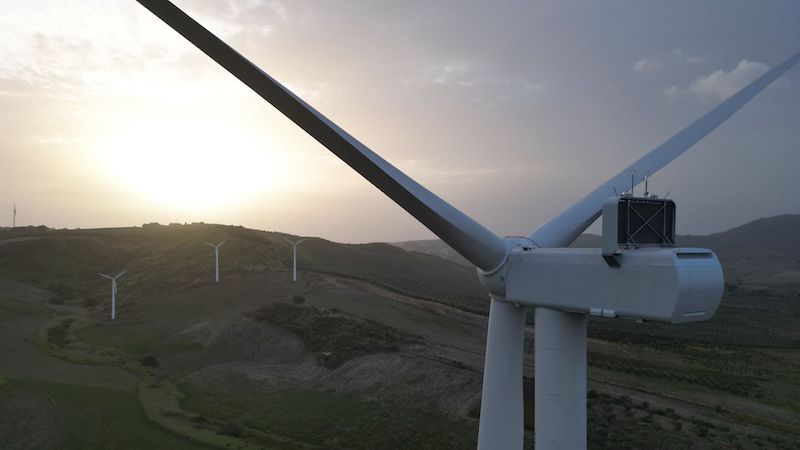 Wind farm. Photo Credit: Eni power turbine
