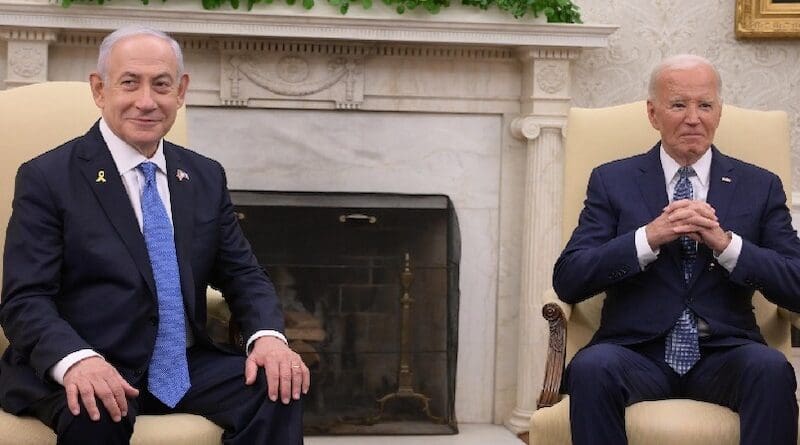 Israel's Prime Minister Benjamin Netanyahu with US President Joe Biden. Photo Credit: Israel PM Press Service