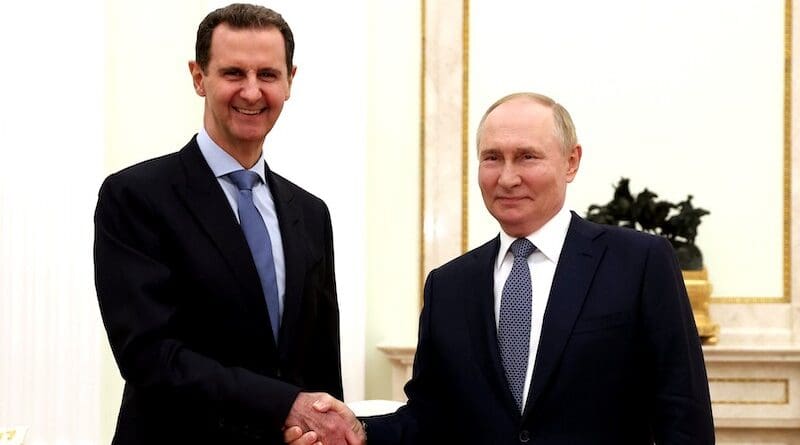 Syria's President Bashar al-Assad with Russia's President Vladimir Putin. Photo Credit: Kremlin.ru