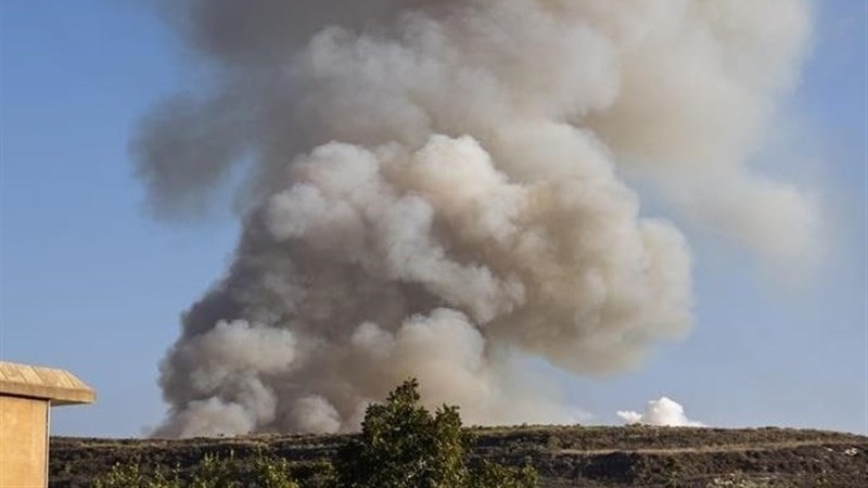 Israeli airstrike in Southern Lebanon. Photo Credit: Tasnim News Agency