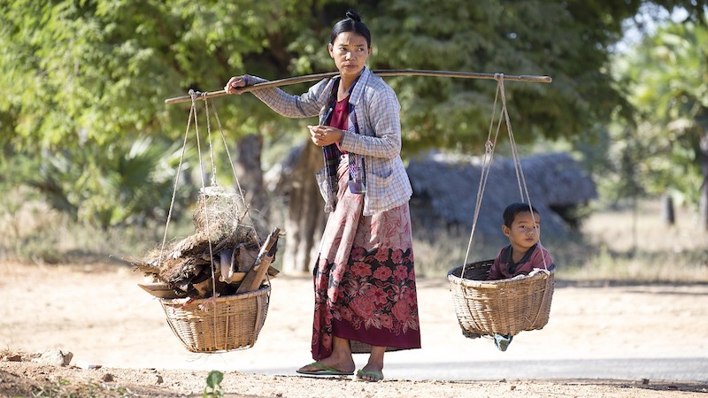 woman child Myanmar