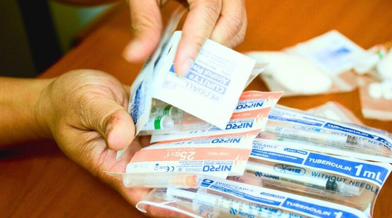 Harm reduction like provision of needles for drug use has been identified as a way to limit the transmission of blood borne infections like Hepatitis. However, despite progress in diagnosis and the drop in prices of testing and treatment, far too few people receive treatment. Copyright: World bank (CC BY-NC 2.0)