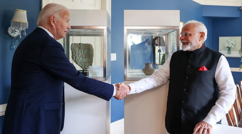 US President Joe Biden with India's Prime Minister Narendra Modi. Photo Credit: PM India Office