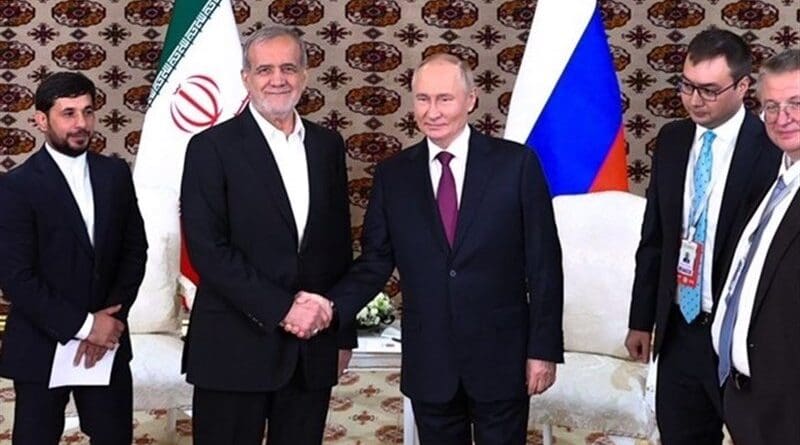 Russia’s Putin Cements Ties With Iranian President In Central Asia ...