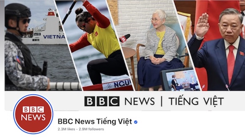 Facebook page of BBC Vietnam. Page accessed on 13 November 2024.