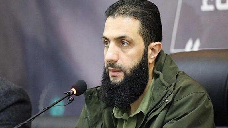 Syria's Abu Mohammad Al-Jolani, leader of Hayat Tahrir Al Sham (HTS). Photo Credit: Mehr News Agency