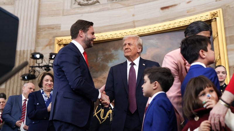 Vice President JD Vance with US President Donald Trump. Photo Credit: The White House, X